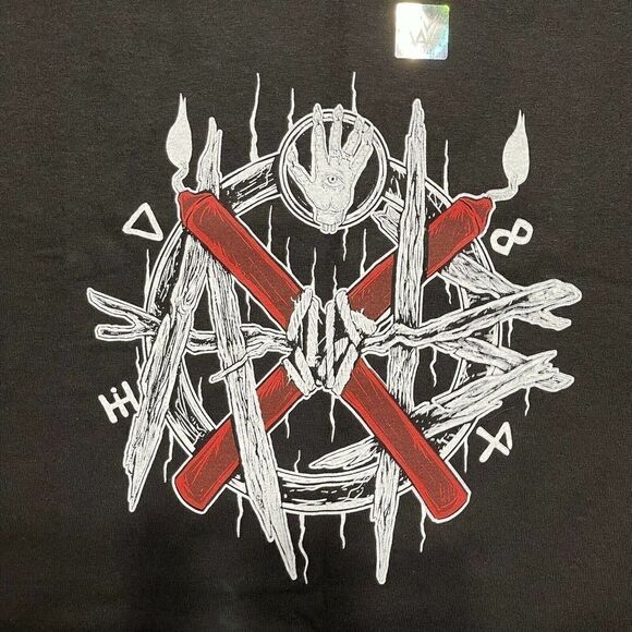 WWE Authentic NXT Aleister Black Short Sleeve T Shirt Youth Small - Picture 3 of 10